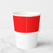 Gobelets En Papier Drapeau Indonésie (Droite)