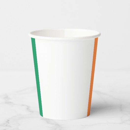 Gobelets En Papier Drapeau irlandais (Gauche)