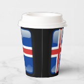 Gobelets En Papier Drapeau_Islande (Droite)