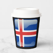 Gobelets En Papier Drapeau_Islande (Recto)