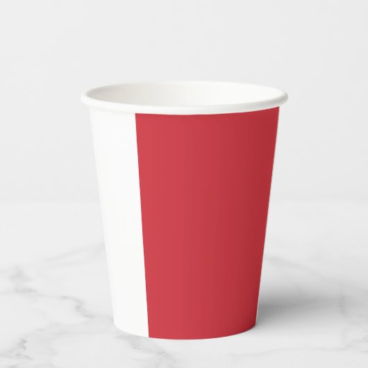 Gobelets En Papier Drapeau Italie (Verso)