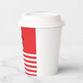 Gobelets En Papier Drapeau italien Drapeau américain Patriotique (Gauche)