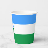 Gobelets En Papier Drapeau Kabardino Balkaria (Verso)