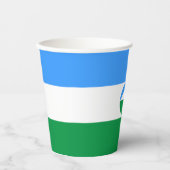 Gobelets En Papier Drapeau Kabardino Balkaria (Recto)