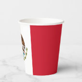 Gobelets En Papier Drapeau mexicain (Verso)