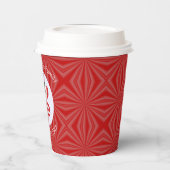 Gobelets En Papier Drapeau mexicain rouge AMOUR Personnalisé (Gauche)