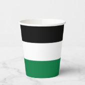 Gobelets En Papier Drapeau palestinien (Gauche)