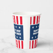 Gobelets En Papier Drapeau patriotique cool américain 4 juillet parti (Droite)