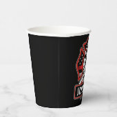 Gobelets En Papier Drapeau patriotique personnalisé de pompier (Droite)