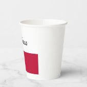 Gobelets En Papier Drapeau Texas (Gauche)