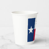 Gobelets En Papier Drapeau Texas (Droite)