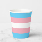 Gobelets En Papier Drapeau trans (Gauche)