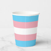 Gobelets En Papier Drapeau trans (Droite)