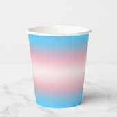 Gobelets En Papier Drapeau trans (Verso)