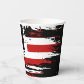 Gobelets En Papier Drapeau vintage (Verso)