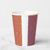 Gobelets En Papier Dream Flow l Abstract Trippy Pattern - No. 01 (Gauche)