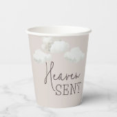 Gobelets En Papier Dreamy Genre Neutre Ciel Envoyé Genre Révélation (Verso)