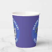 Gobelets En Papier Drôle angler poisson dessin animé anniversaire per (Gauche)