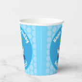 Gobelets En Papier Drôle canard avec parapluie dessin animé (Droite)