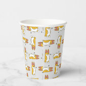 Gobelets En Papier Drôle Cartoon Corgi Motif (Droite)