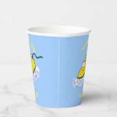 Gobelets En Papier Drôle dessin animé linge de fer (Droite)