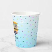 Gobelets En Papier Drôle dinosaure Retour à l'école Bus garçon Annive (Gauche)