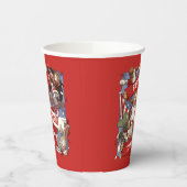 Gobelets En Papier Drôle Écharpe Waving Animal Cartoon Ventilateurs d (Gauche)