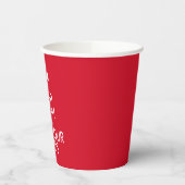 Gobelets En Papier Drôle - Gardez le calme et lavez vos mains (Gauche)