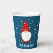 Gobelets En Papier Drôle gnome imprimer papier personnalisé Coupes de (Verso)