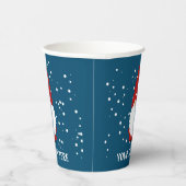 Gobelets En Papier Drôle gnome imprimer papier personnalisé Coupes de (Droite)