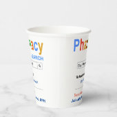 Gobelets En Papier Drôle personnalisé Meilleur cadeau Pharmacien (Droite)