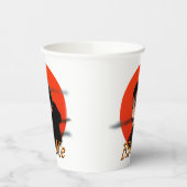 Gobelets En Papier Drôle Sarcastique Halloween Vampire Dit Bite Me (Gauche)