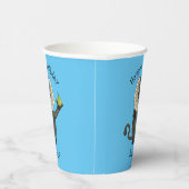 Gobelets En Papier Drôle singe-singe macaque à queue de lion (Droite)
