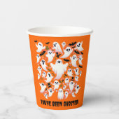 Gobelets En Papier Drôle, vous avez été hébergé fantômes en vol (Verso)