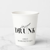 Gobelets En Papier Drunk in Love | Juste ivre Bachelorette (Verso)