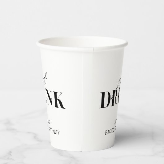 Gobelets En Papier Drunk in Love | Juste ivre Bachelorette (Droite)