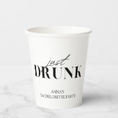 Gobelets En Papier Drunk in Love | Juste ivre Bachelorette (Recto)