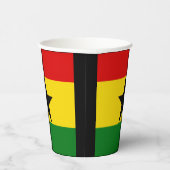 Gobelets en papier du drapeau du Ghana (Droite)