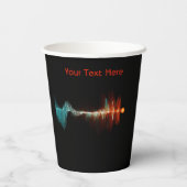 Gobelets En Papier Dualité de la vague de particules (Verso)