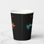 Gobelets En Papier Dualité de la vague de particules (Droite)