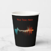 Gobelets En Papier Dualité de la vague de particules (Recto)