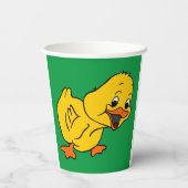 Gobelets En Papier Duckie jaune (Verso)