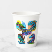 Gobelets En Papier duo dinosaur  (Verso)