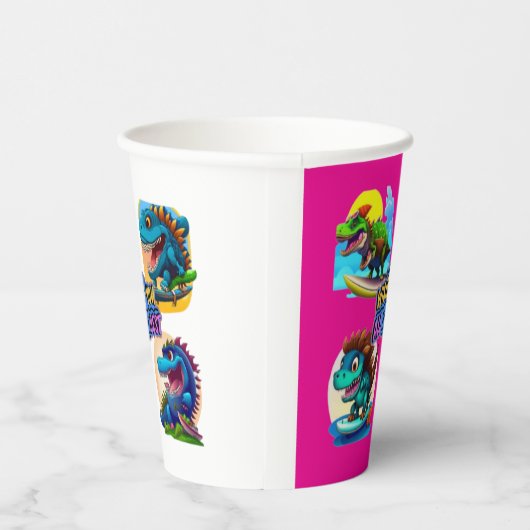 Gobelets En Papier duo dinosaur  (Droite)