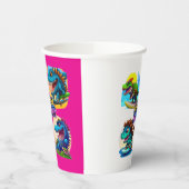 Gobelets En Papier duo dinosaure  (Gauche)