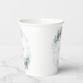 Gobelets En Papier Dusty Blue Eucalyptus (Gauche)