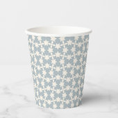 Gobelets En Papier Dusty Blue Star Motif Paper Cup (Recto)