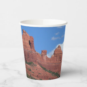 Gobelets En Papier Eagle Rock I Sedona Arizona Photographie de voyage