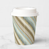 Gobelets En Papier Earth Tones Gold Christmas Motif#28 ID1009 (Droite)