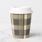 Gobelets En Papier Earth Tones Gold Christmas Motif#7 ID1009 (Verso)